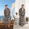 FashGudim Mens Robes Big and Tall Full Length Plush Fleece