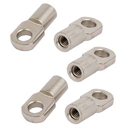 uxcell M6 Female Threaded 45# Steel Gas Spring Strut Joint End Fitting 5pcs