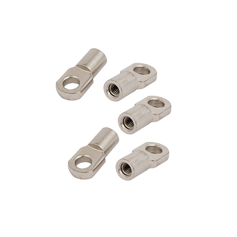 uxcell M6 Female Threaded 45# Steel Gas Spring Strut Joint