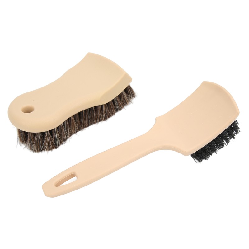 Car Wheel Tire Cleaning Brush Horsehair Interior Exterior for Leather