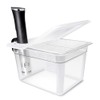 Everie Sous Vide Container 12 Quarts with Universal Collapsible Hinged