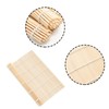 Wuyituart 4 Pcs Bamboo Sushi Rolling Mats 9.5 Inch Square