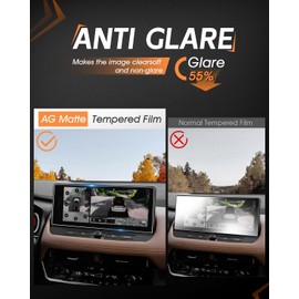 CDEFG For 2026 Nissan Rogue Screen Protector - 12.3 Inch Matte Anti Glare Tempered Glass - 2023-2026 Rogue (SL, Platinum) Touchscreen Accessories