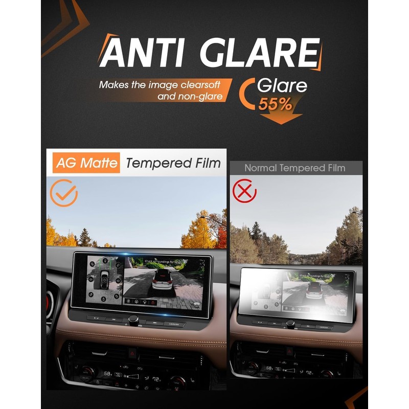 CDEFG For 2026 Nissan Rogue Screen Protector - 12.3 Inch