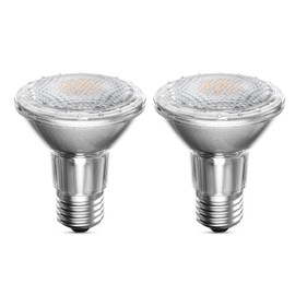 Lamptobe 6W PAR20 LED Range Hood Light Bulbs Warm White 600lm E26 120V Dimmable Stove Hood Light Replacement 50 Watt Halogen Cup for Kitchen, Waterproof IP65, 2Pack