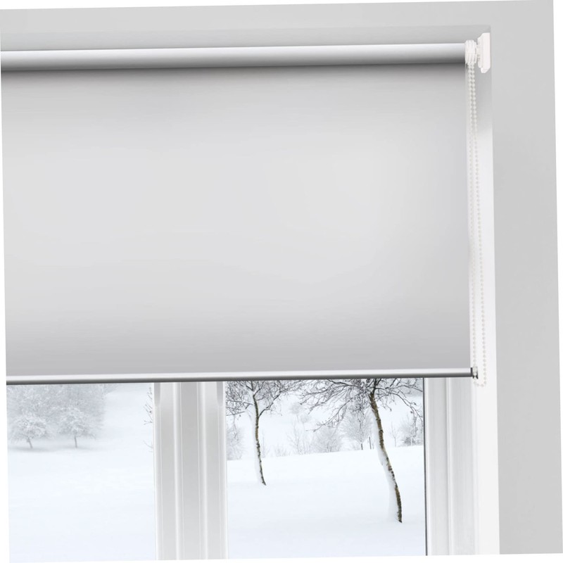 HOMSFOU 4pcs Window Blinds No Drilling Mount Brackets Easy Install