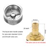 sourcing map Faucet Lever Handle,2Pcs 47 x 34mm Alloy Basin