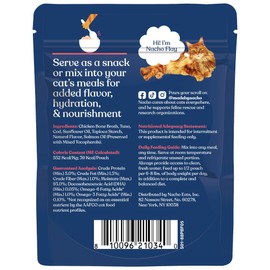 Made by Nacho Wet Cat Food Homestyle Bone Broth with Sustainably Caught Tuna and Cod Flakes Food Topper, Limited-Ingredient - 24ct