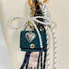 QTKJ Keychain for Women, Mini Sequin Bag and Bow Bag