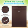 Yaocom Locking Mailbox with Key for Outdoor 16.2 x 11.2