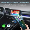 Acrebow 2-in-1 Wireless CarPlay Adapter Android Auto Adapter with USB-A
