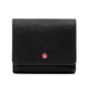 Alpine Swiss Womens RFID Wallet Genuine Leather Trifold ID Window