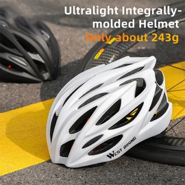 Breathable Cycle Helmet Bicycle Helmet Ultralight Integrated Bike Helmet Safety Cap Cycle Equipment