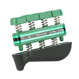 CanDo 10-0742 Digi-Flex Hand Exerciser, Finger 5.0 lb/Hand 16.0 lb, Green- Medium Tension