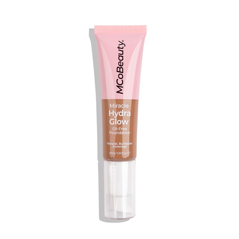 MCOBEAUTY MIRACLE HYDRA-GLOW OIL-FREE FOUNDATION - WARM HONEY, #MCH242 MCOBEAUTY