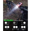 The 2025 Upgraded Front and Rear Bike Lights (Pink Version)