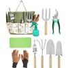 Gardening Tools Set, 10 Pieces Garden Hand Tool Gift Kit,Garden