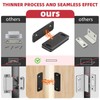 Loomdeo Ultra-Thin Magnetic Cabinet Door Catch - Strong Adhesion &