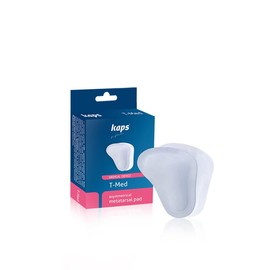 Kaps T-Med Metatarsal Insole, Orthopaedic Pad for Men and Women, Spreadfoot and Arch Foot Insole, Insole, Shoe Insole, T-Med, Various Sizes - White -