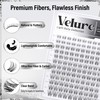 PHKERATA Velure Lash Clusters Natural Cluster Eyelash Extensions Wispy Individual