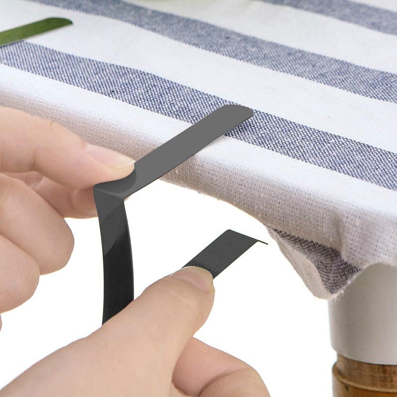 Weikeya Tablecloth Clips 4 Pack Stainless Steel Table Cover Clamps