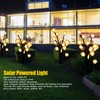 2pcs 20LED Solar Powered Fairy Lights Outdoor Dandelion Lamp Garden