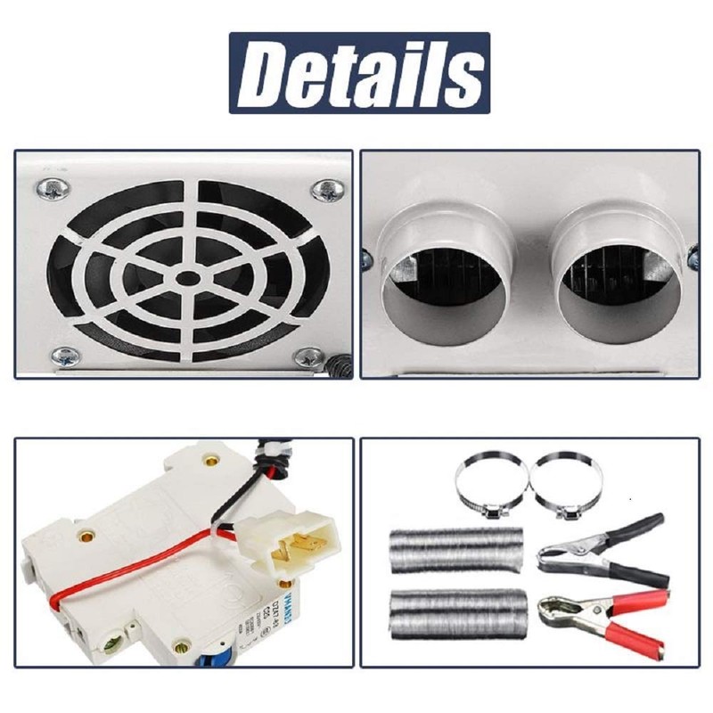Car Heater Kit 12V 800W, MACHSWON High Power 5 Second