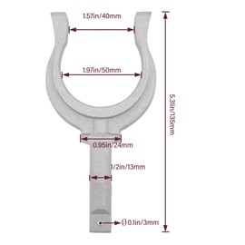 AOWINHIT 2 Pack Aluminum Side Mount Rowlock Oarlock Sockets for Boats Portable Marine Rowing Equipment, Yachting Gear, Watercraft Fishing Rod Bracket Accessories,Boat/Yacht Parts
