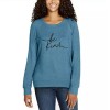 Buffalo David Bitton Blue Be Kind Comfy Long Sleeve Top
