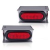 PIT66 Trailer tail Light 2Pack Steel Boxes Housing Kit w/6Inch