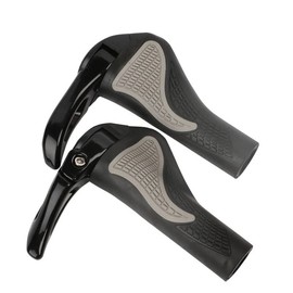 maarku Bicycle Handle Grip, Cross Bike Grip, Anti-slip Rubber, Ergonomic Grip, Left and Right Set, Shock Absorption, Cross Bike, Mountain Bike, Mounting Tools Included