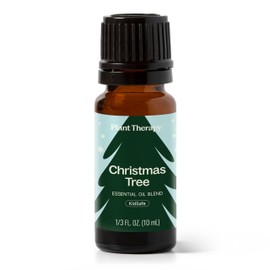 Plant Therapy Christmas Tree Holiday Essential Oil Blend 10 mL (1/3 oz) Crisp & Refreshing, Traditional Holiday Scent, Supports a Healthy Respiratory System