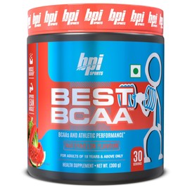 BPI Sports Best BCAA Powder - Muscle Recovery Support - Branched Chain Amino Acids | Building Blocks of Protein and Muscle - Post Workout Recovery – Hydration - Watermelon Ice, 30 Servings