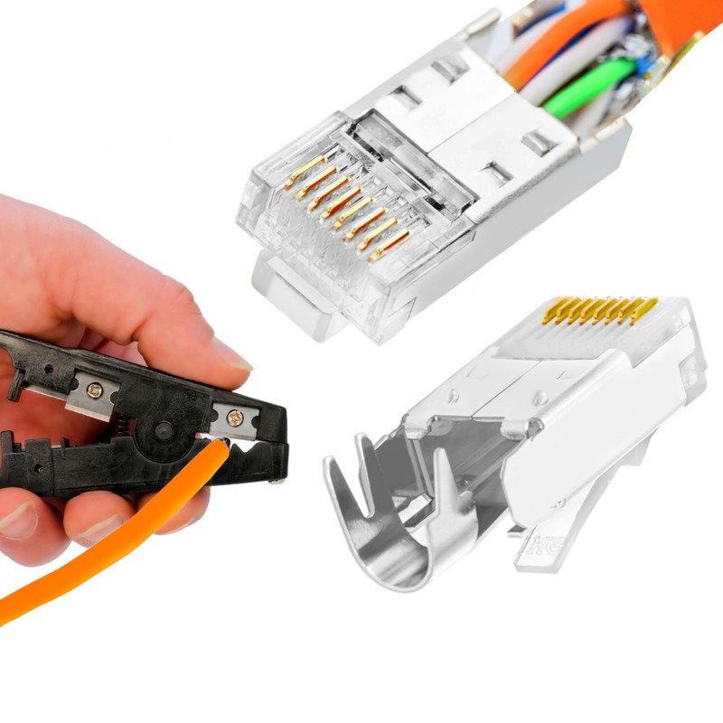 BIGtec Hirose TM11 RJ45 Connector Network Connector Pack of 10