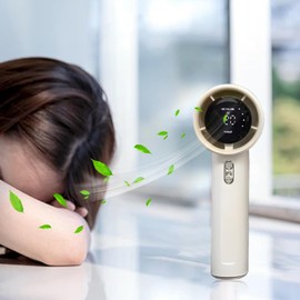 Portable Fan - Cooling Fan with 100-Speed - Adjustable Cooling Accessories for Bedroom Camping Dorm Kitchen Outdoor Nightstand Cubicle