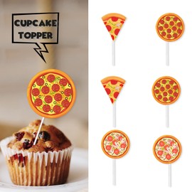 S-Cp-0451 ce Cream Fruit Dessert Cupcake Topper Colorful Glitter Happy Birthday Sensory Pop Game Theme Decor Supplies Baby Shower Boys Girls Birthday Party Decorations