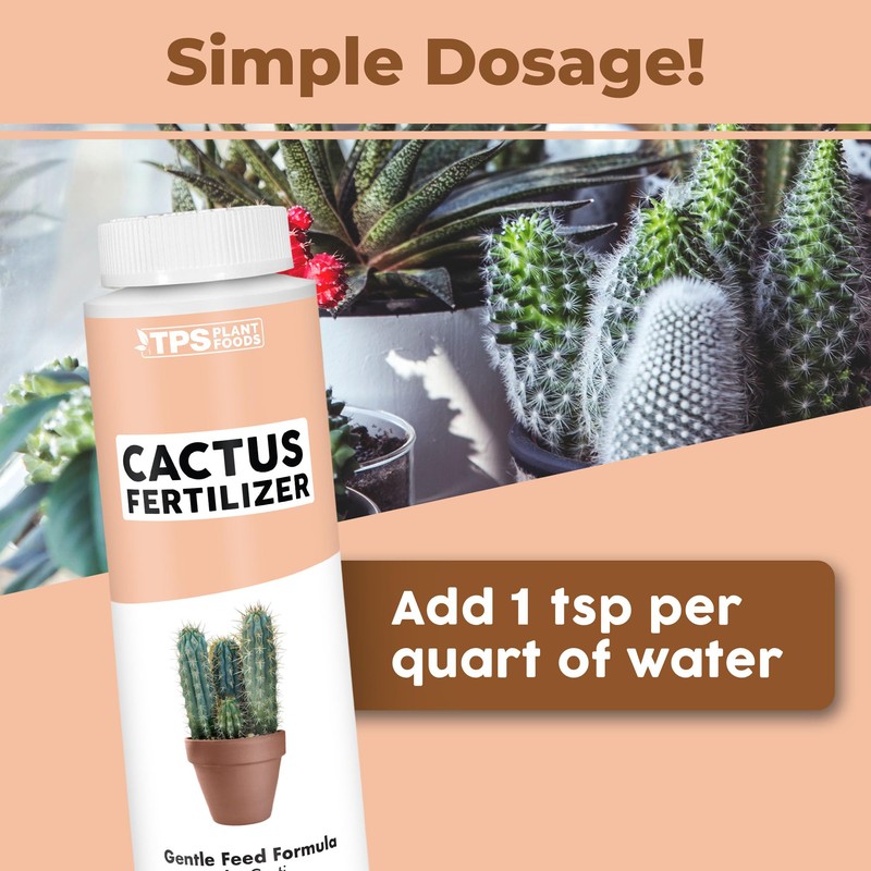 TPS NUTRIENTS Cactus Fertilizer for Cacti and All Desert Plants,