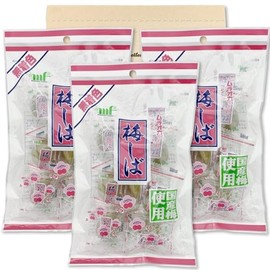 Muraoka Foods PSJBOX Plum Shiba, Domestically Produced, Uncolored, 3.3 oz (95 g) x 3 Bags