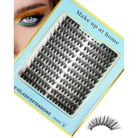 Obeyalash Wimpern Einzelne Extensions Fox Eye Lashes Cluster Cat Eye Wimperncluster 40D C Curl Mixed 8-16mm für Wimpernverlängerung Katzenaugen-Naturwimpern Volumen Falsche Wimpern DIY zu Hause