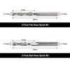 1/8” Shank CNC Router Bits Kit for All Purpose, Triangular