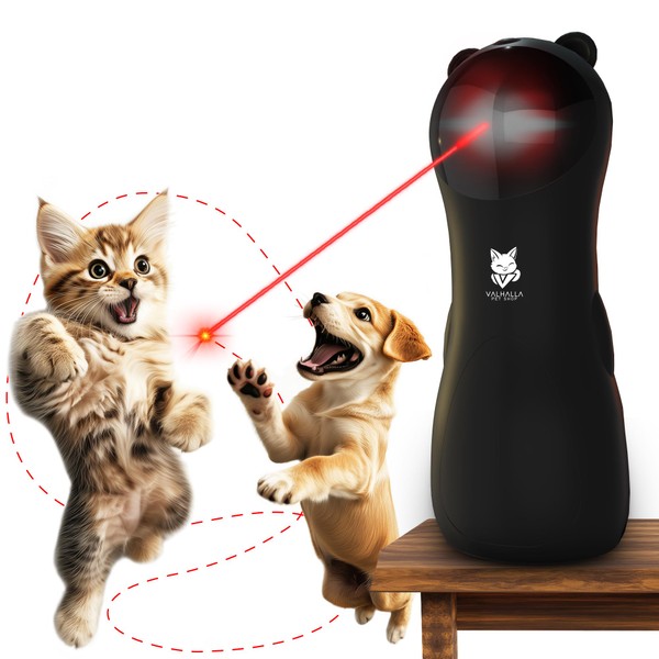 Valhalla Pet Shop Automatic Cat Laser Toy, Interactive Laser Cat