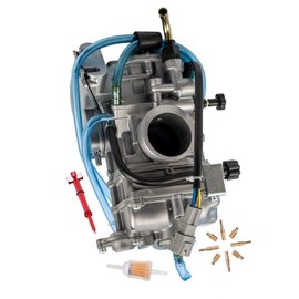 SVKZGFZ Carburetor for Honda CRF250R (2004 2005 2007), CRF250X (2004-2013) Carb with Air Fuel Mixture Screw (Red)