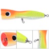 Wooden Large Artificial Popper Fish Lure Topwater Simulation Bait Sea