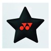 Yonex AC166EX Star Tennis Vibration Stopper (1 Dampener Pack) (Black/Orange)