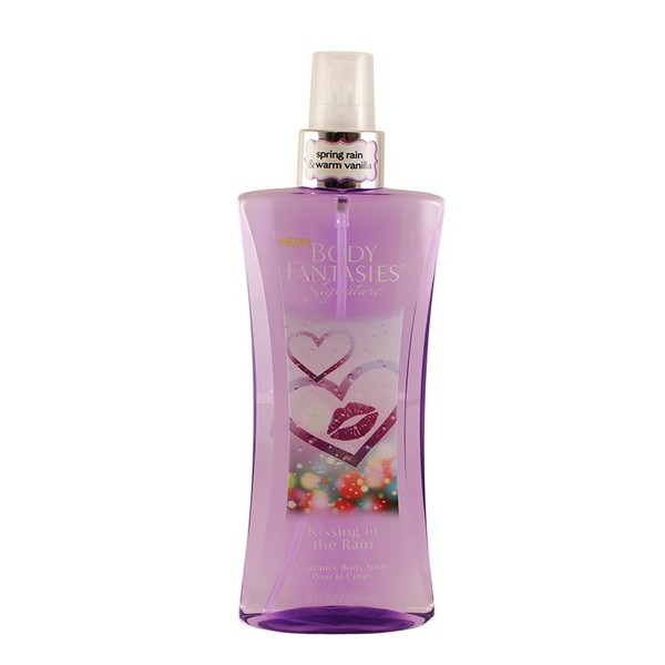 Body Fantasies Signature Kissing In The Rain Perfume by Parfums De Coeur 8 oz Body Spray For women