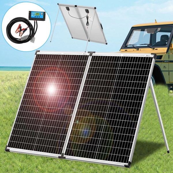 KEPEAK 200W Portable Solar Panel Foldable Off Grid Charger for