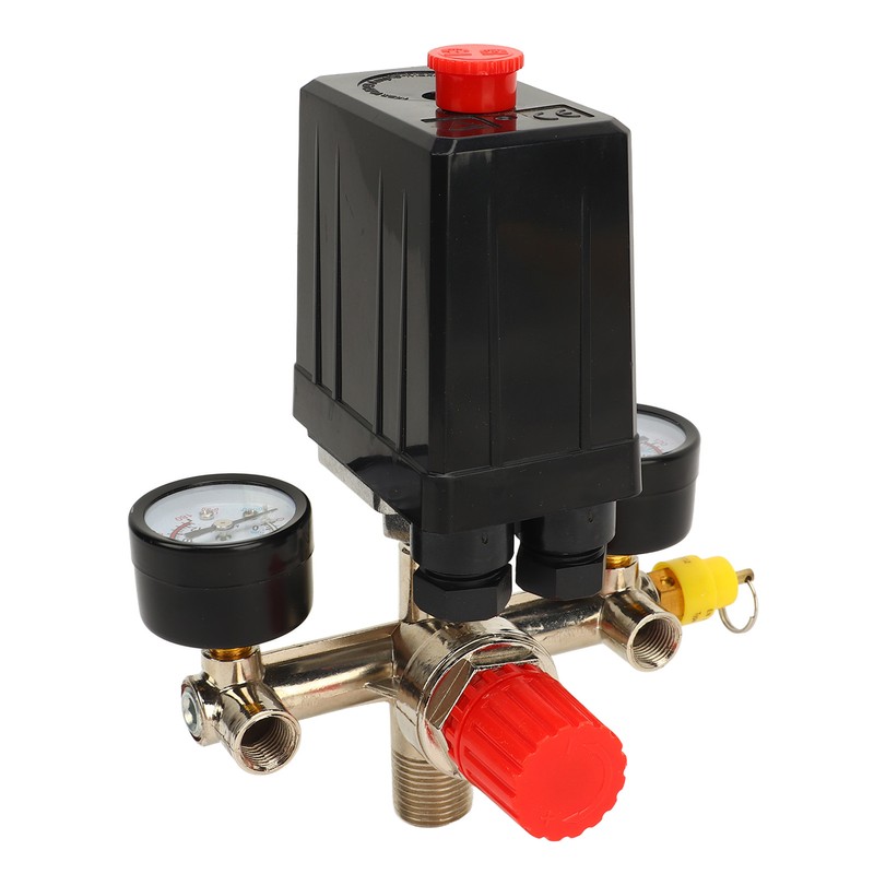 Air Compressor Pressure Switch Dual Regulator Automatic Pressure Control Valve