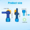 6st Bite Valve with 2 Straight and Angled Hose Connector