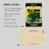 Herbs (dill) Seed Packet (4x6 Birch Wood Postcards, 2-Pack Stationary,