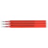 Pilot LFBKRF30F3R Frixion Ballpoint Pen Refill, 0.7mm, Red, 3 Pieces